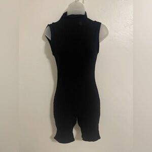Black Sleeveless One Piece